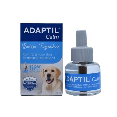 Adaptil Dog Calming Refill For Plug In Diffuser Anxiety Stress Relief 48ml • £26.69