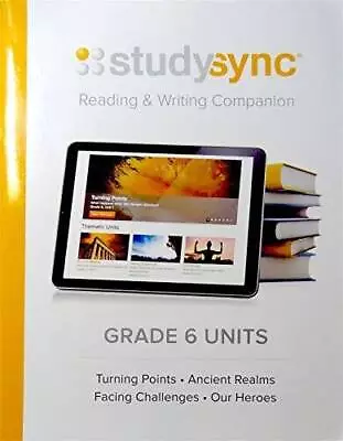StudySync GRADE 6 UNITS Reading  Writing Companion - Paperback - GOOD • $6.12