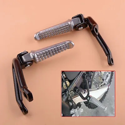 2Pcs Motorcycle Cross-country Rear Passenger Foot Peg Pedal Bracket Side Stand • $29.29