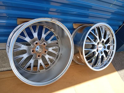 $376.99 • Buy TSW Snetterton Wheels 17  Inch 5x112 Lug Chrome Offset ET+32 Rims Set Of 2 