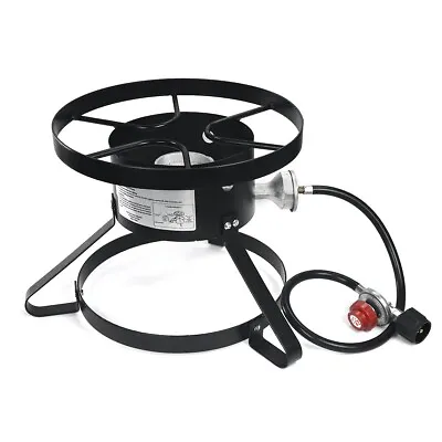 XtremepowerUS 50000BTU Outdoor High Pressure Stove Burner W/ Regulator & Hose • $59.95