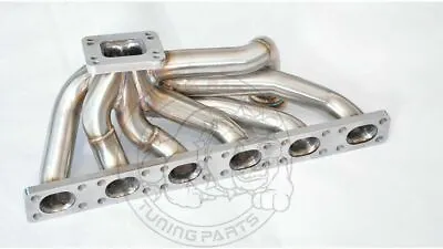 3mm SS304 42mmOD T3/T4 Top Mount Turbo Manifold For E30 E34 M50 M52 M54 S50 S52 • $429