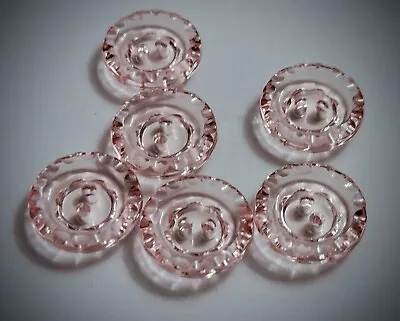 1/2  2-Hole Rose 'Crystal' Craft/Clothing Buttons • $2.55