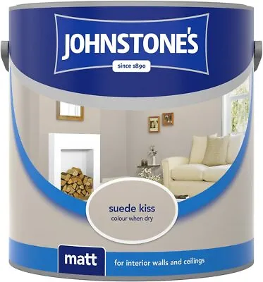 Johnstone's Wall Matt Emulsion Paint 5 Litres - VARIOUS COLOURS • £28.50