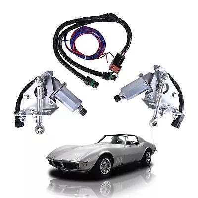 For C3 Corvette 1968-1982 Electric Headlight Motor Conversion Kit 3 Wire Harness • $167.60