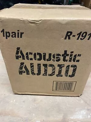 Acoustic Audio R-191 Flush Mount In Ceiling Speakers Home Theater Pair • $24.99