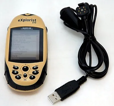 Magellan EXplorist 210 Handheld GPS Unit Waterproof Hiking Geocaching Portable B • $47.49