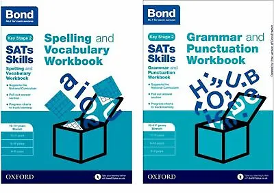 £5 • Buy Bond Ks2 Sats Ages 10-11 Higher Stretch English Revision Practice Workbooks