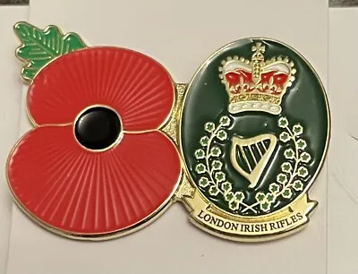 £4 • Buy London Irish Rifles Remembrance Pin Badge