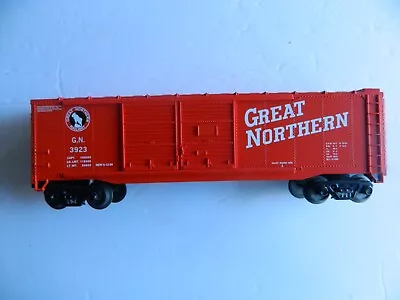 MTH RAILKING Great Northern Red  40' Double Door Box Car - 30-7455- Road #3923 • $25