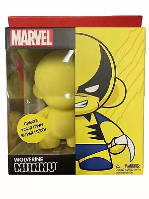 Kidrobot Marvel Munny 6.5  Wolverine Yellow Vinyl Create Your Own Super Hero • $24.50