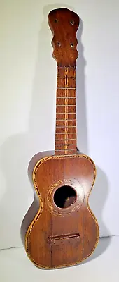 Vintage 1920's L. Viohl's Hawaiian KOA Wood Inlay Ukulele • $799