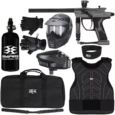 Kingman Spyder Fenix Level 2 Protector Paintball Gun Package Kit - S/M - Grey • $349.63
