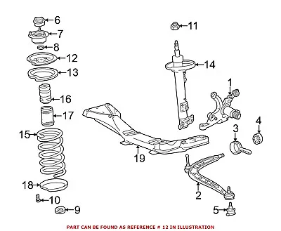 Genuine Front Strut Bearing Seat Upper Spring Plate  31331135580 For BMW E36 E85 • $62.77