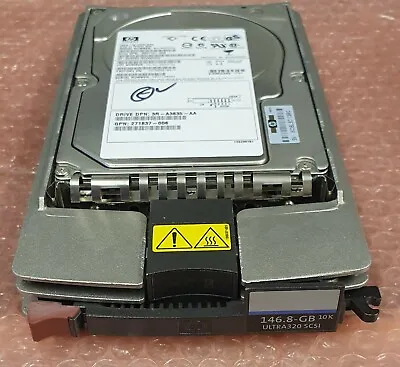 HP 271837-006 BD14685A26 146.8GB 10K SCSI U320 3.5  Hard Disk HDD 146GB • £16.99