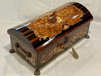 Stunning Music / Jewelry / Dresser Box Swiss REUGE Movement ~Plays Honey~ Video • $220