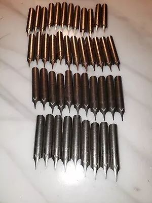 Vintage R. Esterbrook #312 Judges Quill Steel Pen Nibs (Lot Of 44) Excellent! • $9.99