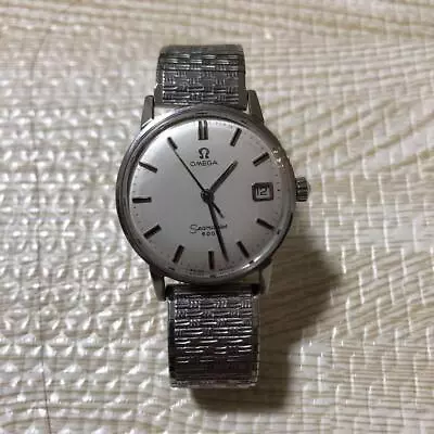 Omega Seamaster600 Watch Men's White 34mm Manual Round Date Swiss Made Vintage • $931