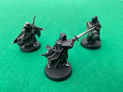 3 X Metal Games Workshop Lord Of The Rings Figures Ring Wraiths • £9.99