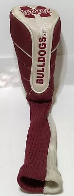 Vintage MSU Mississippi State Bulldogs GOLF CLUB HEAD COVER - X - With Logo • $10