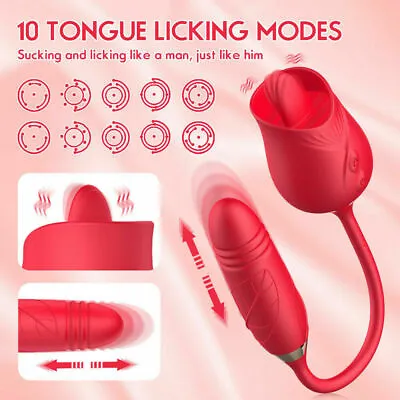 Multispeed-Cute-Vibrator-Pump-Sucker-Massager-Waterproof-for-Women-Gift USB Mute • $17.99