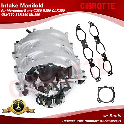 Intake Manifold Assembly For Mercedes-Benz C280 E350 CLK350 GLK350 SLK350 ML350 • $189.99