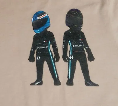 Petronas Mercedes F1 Team T-shirt Formula One Race Car Hamilton Bottas Drivers R • $39.99