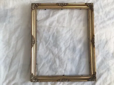 £19.99 • Buy Reclaimed Vintage Gold Gilt Ornate Regency,Rococo Style Picture Frame, 11” X 14”