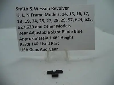 146 S&W KLN Frame Models 1415161718192425272829..Rear Adjustable Si • $5.99
