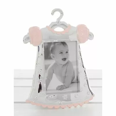Silver Pink Baby Dress Frame • £9.99