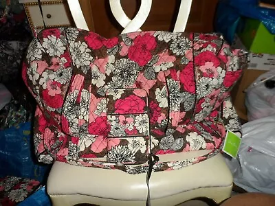 Vera Bradley XLand L Duffel Bag Travel Set Plus Wallet In Mocha Rouge Pattern • $140