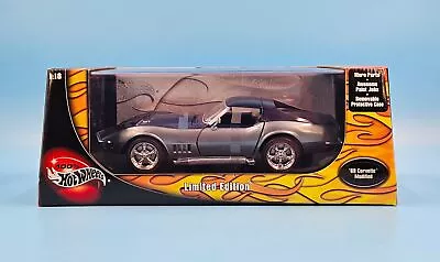 Hot Wheels 69 Corvette Modified 2-tone Blue Gray 1:18 Scale 1/18 (rare) Wow!🔥 • $199.95