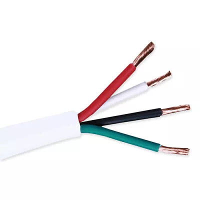 Visionis 18/4 Stranded Conductor Cable Wire For Access Alarm Control Unshielded  • $18.84