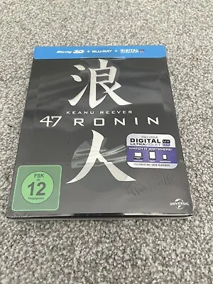 47 Ronin 3D Blu Ray Steelbook New & Sealed OOP Rare Germany • £22