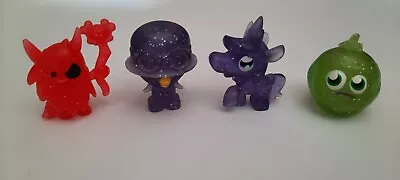 Moshi Monsters - Set Of 4 Ultra Rare Glitter Moshlings • £15