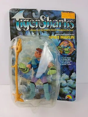 1987 Tigersharks LJN Spike Marlin Action Figure W/ Grappler Toy RARE NIB NEW • $1529.96