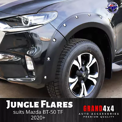 Jungle Fender Flares Guard Cover Matte Black For Mazda BT-50 TF 2020-2023 • $329