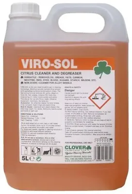 £27 • Buy Virosol Viro-sol Citrus Based Fast Acting Cleaner Degreaser 2 X 5L