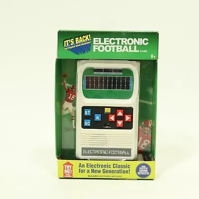 NEW Electronic Football Handheld 1-2 Player Retro Mattel Game W/ Sound White • $84.95