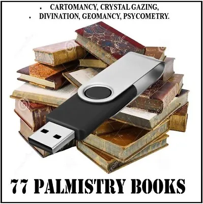 77 Vintage PHRENOLOGY PALMISTRY BOOKS Hand Face Character HISTORY RESEARCH USB • $9.85