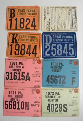 7 Used Pennsylvania Hunting Licenses • $5.99