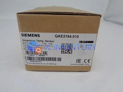 1PCS Siemens 100mm Water Pipe Immersion Type Temperature Sensor QAE2164.010 • $194.86