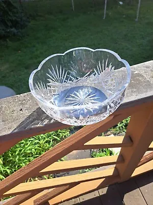 Miller Rogaska 10  Thick Crystal Bowl Equinox • $40