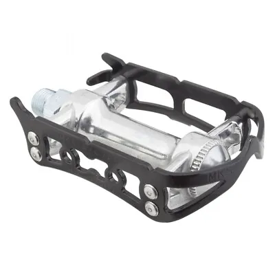 MKS Sylvan Road Pedal 9/16  Light Alloy Body And Quill Style Cage Black/Silver • $42.85