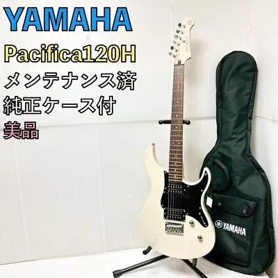 YAMAHA Pacifica PAC120H Electric Guitar Vintage White Used With Soft Case • $835.89