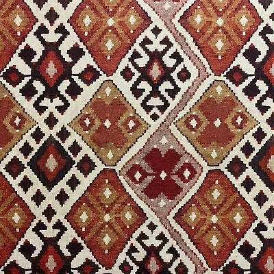 Kilim Saddle Fabric Ethnic Tribal Curtains Soft Furnishing Upholstery Per Metre • £1.99