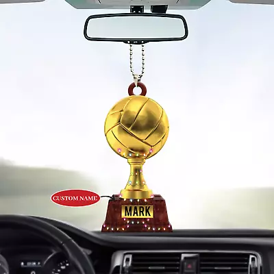 Volleyball Trophy Car Ornament Volleyball Award Ornament Volleyball Ornament • $19.99