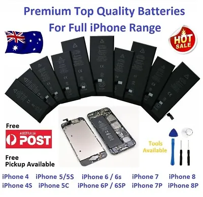 $13 • Buy For IPhone 4 5 6 7 8 SE Battery New OEM Replacement Battery For Apple - Local