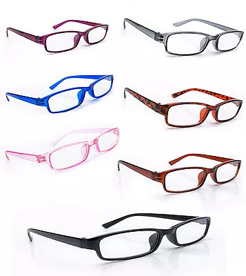 £4.99 • Buy Women Men READING GLASSES +0.5 +1.0 +1.5 +2.0 +3.0  Eyeglasses  Slim Frame