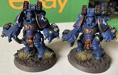 Warhammer 40K Space Marines Ultramarines - 2x Aggressors (R39) Exc • £26.99